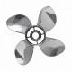 PowerTech RKR4 Stainless Propeller Yamaha V6 150-350 hp