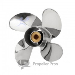 PowerTech SWA4 Stainless Propeller Evinrude 9.9-15 hp