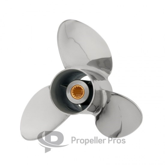 PowerTech SRA3 Stainless Propeller Evinrude 15-35 hp