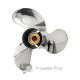 PowerTech SWC3 Stainless Propeller Evinrude 40-75 hp