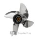 PowerTech CFF4 Stainless Propeller Yamaha 50-130 hp