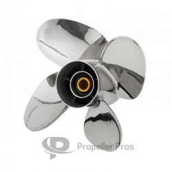 PowerTech LNR4 Stainless Propeller Evinrude 40-140 hp