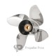 PowerTech RXB4 Stainless Propeller Suzuki 50-140 hp