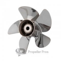 PowerTech SCD5 Stainless Propeller Mercury 40-140 hp