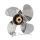 PowerTech SWW4 Stainless Propeller Mercury 40-140 hp